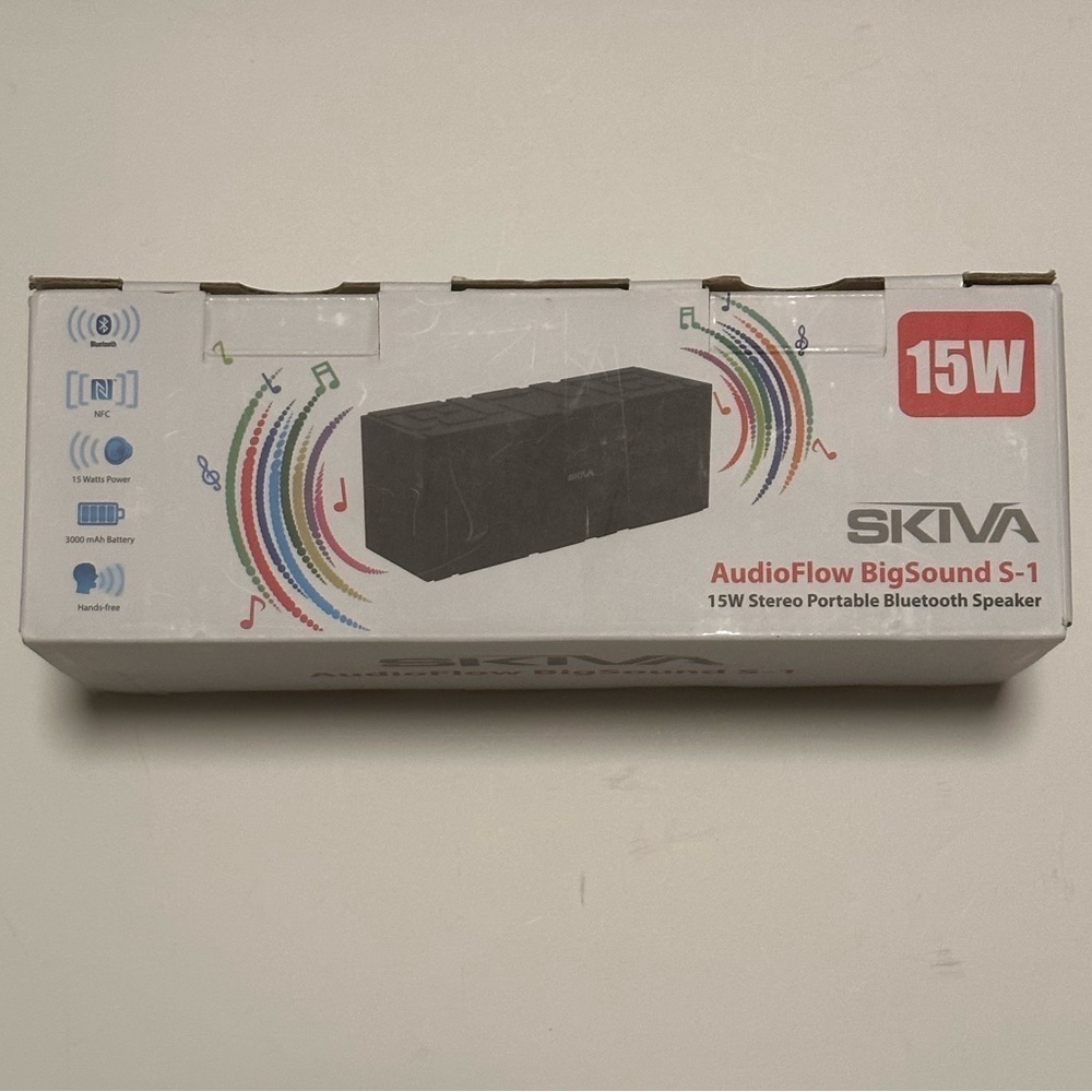 Skiva AudioFlow BigSound S-1 15W Stereo Portable Bluetooth Speaker